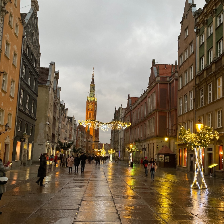 tower of the main town hall gdansk